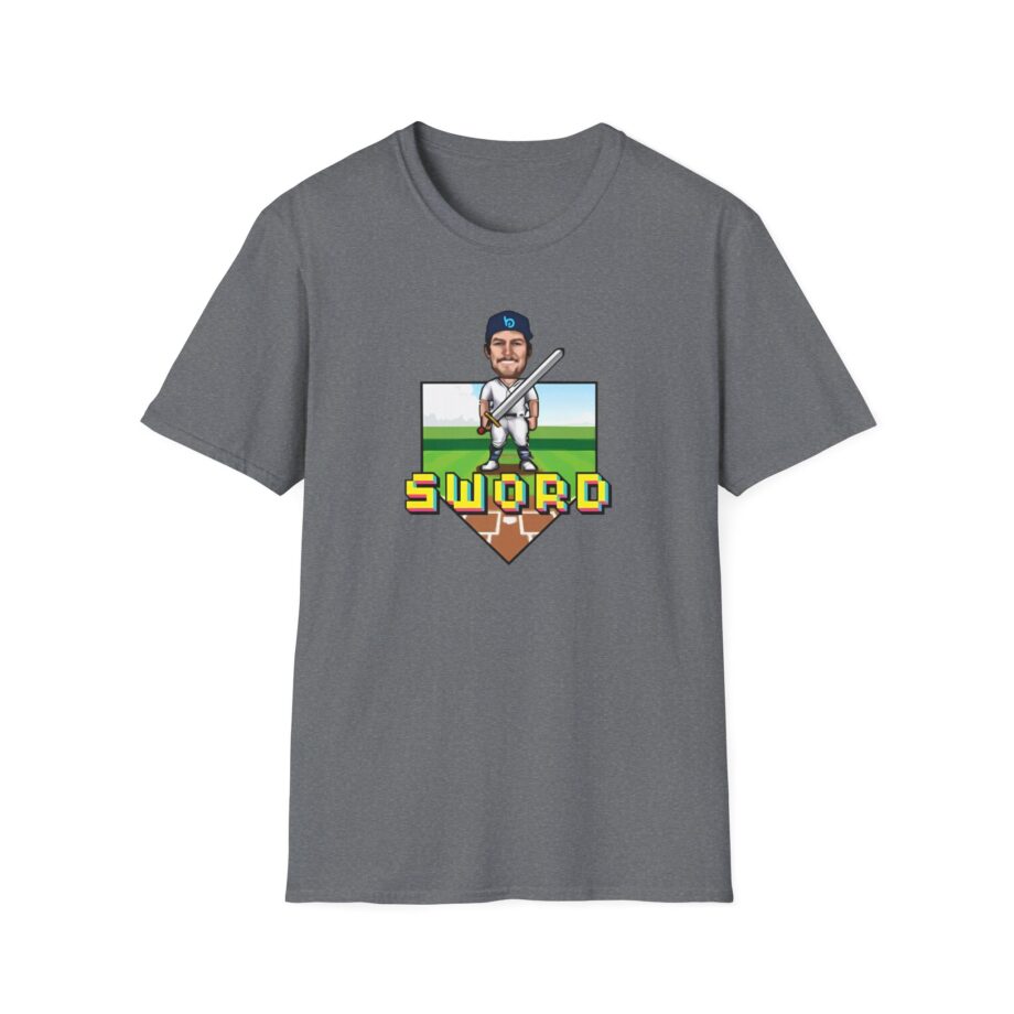 Trevor Bauer Sword Pixel Art Unisex Softstyle T-Shirt