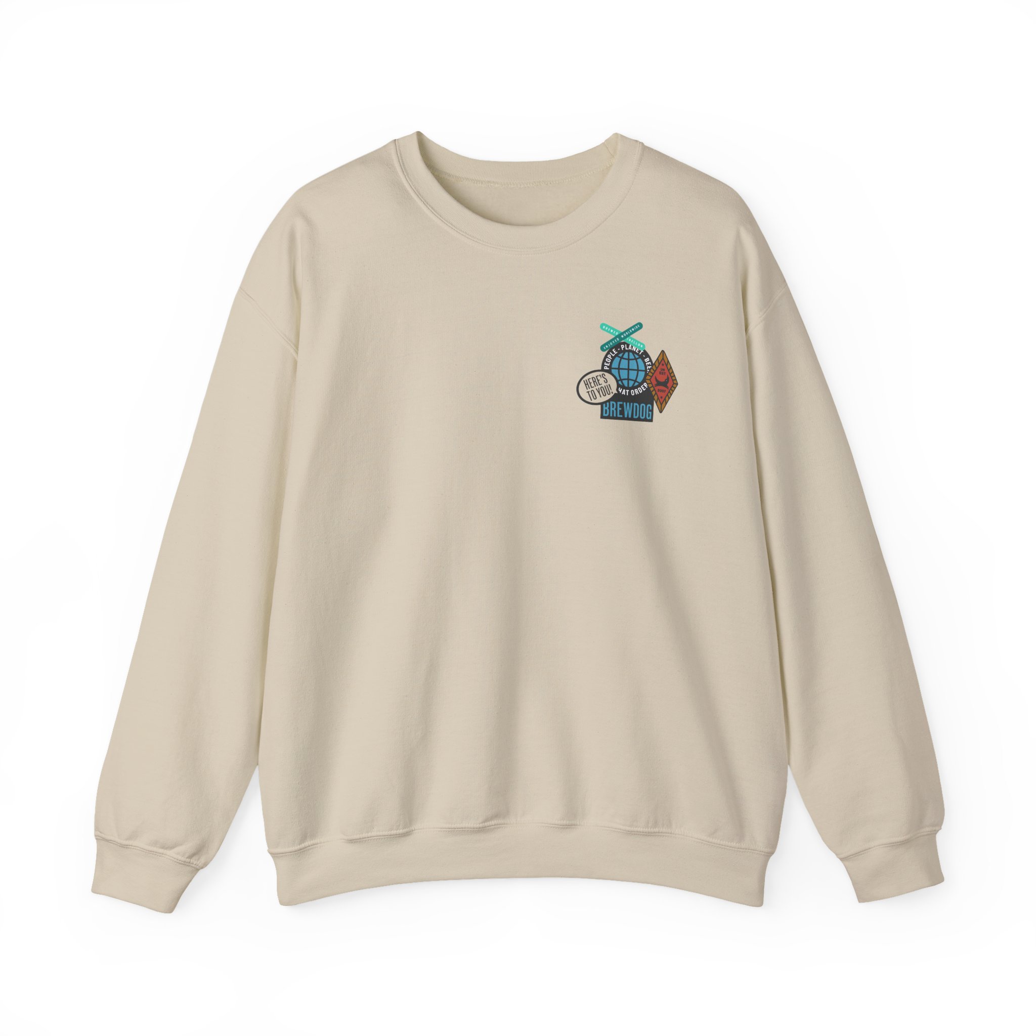 Brewdog Punk Sticker Unisex Heavy Blendâ„¢ Crewneck Sweatshirt
