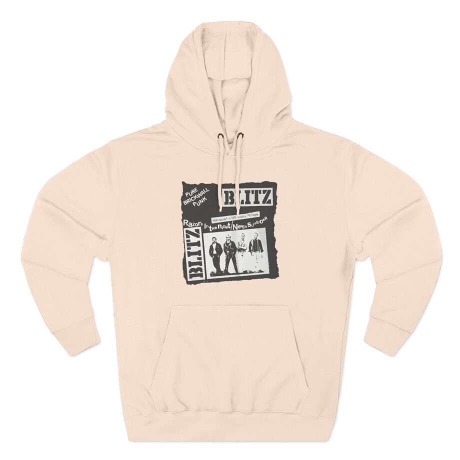 Blitz Pure Brick Wall  Three-Panel Fleece Hoodie
