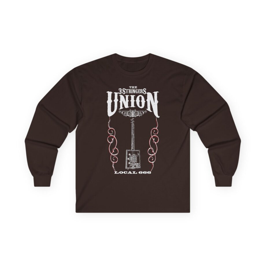 Seasick Steve Cigar Box Guitar 3 Stringers Unisex Ultra Cotton Long Sleeve Tee