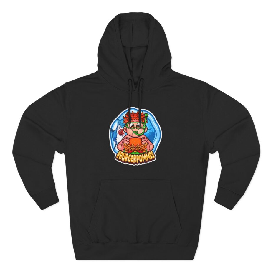 Burger Pommes Three-Panel Fleece Hoodie