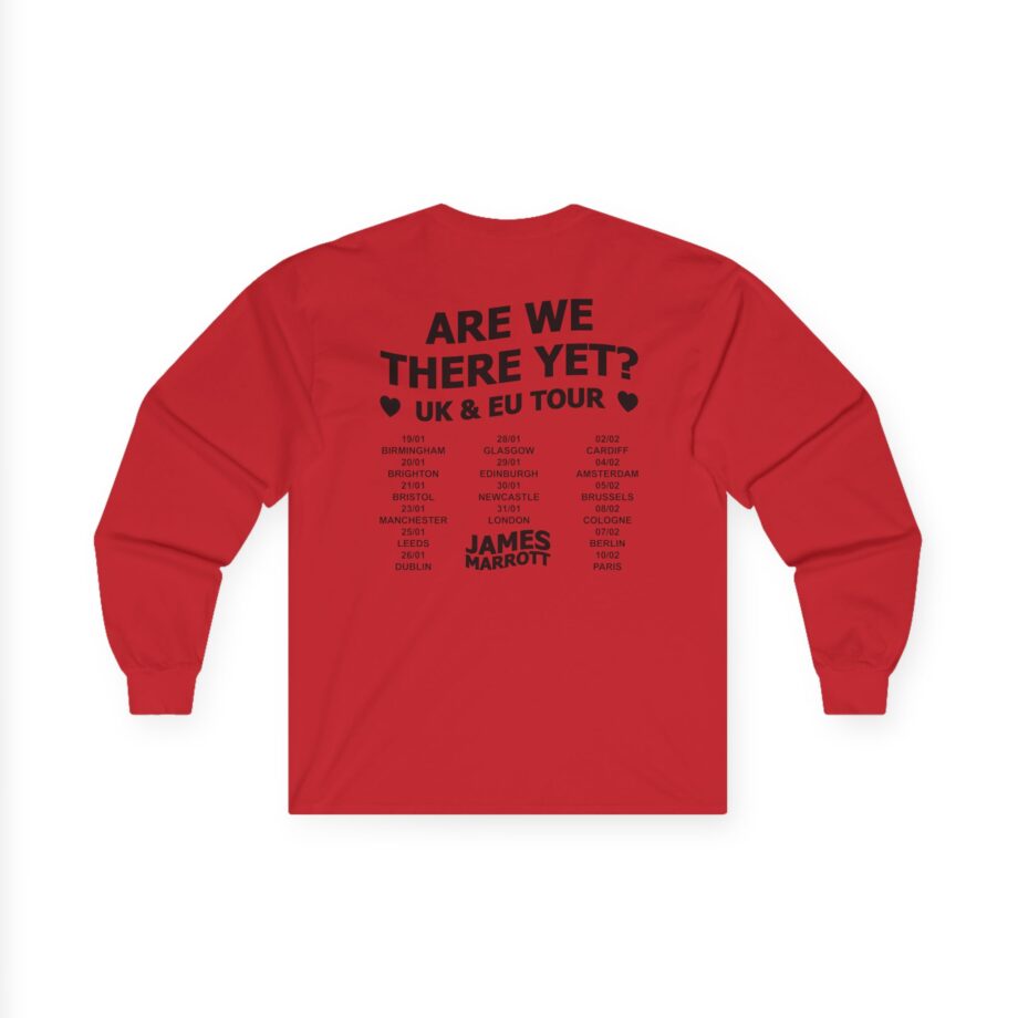 James Marriott 2024 Tour Logo Unisex Ultra Cotton Long Sleeve Tee