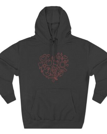 Lilsimsie Three-Panel Fleece Hoodie