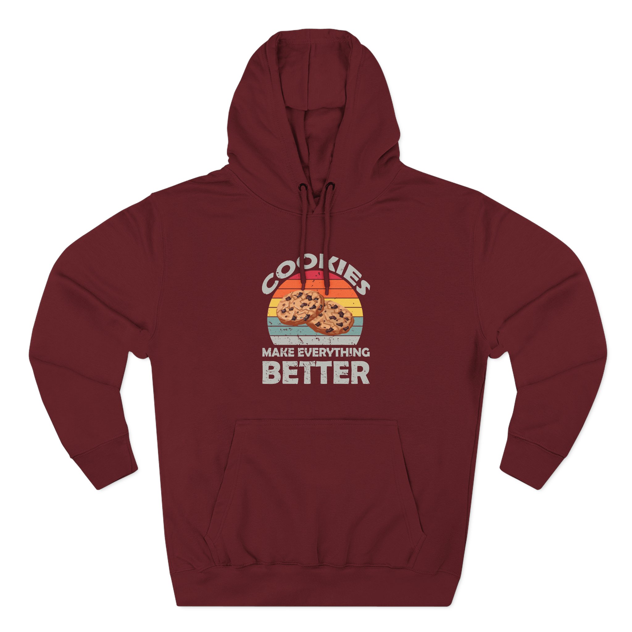 Cookieswirlc Make Everything Better Three-Panel Fleece Hoodie