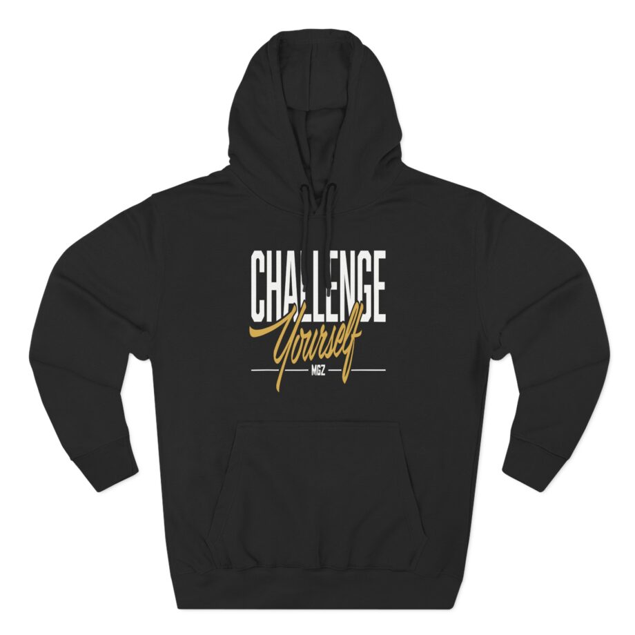 Morgz Mgz Challenge Yourself Three-Panel Fleece Hoodie