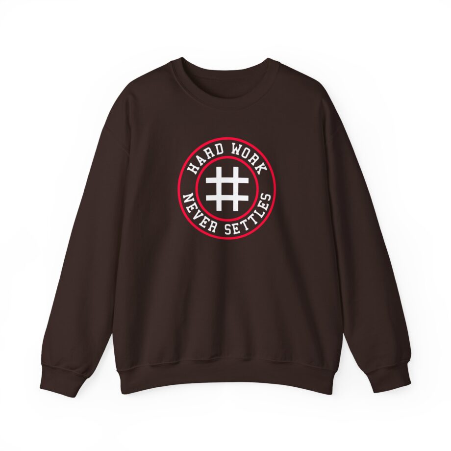 Trevor Bauer Hard Work Never Settles Unisex Heavy Blend™ Crewneck Sweatshirt