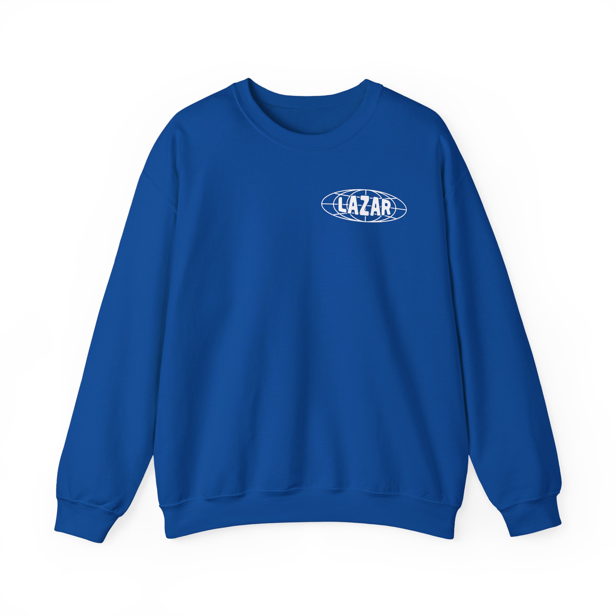Lazarbeam Globe Indigo Unisex Heavy Blendâ„¢ Crewneck Sweatshirt