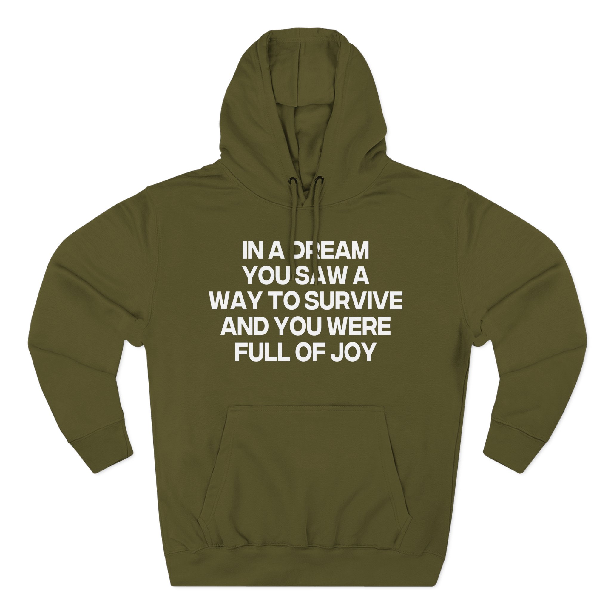 1992 Jenny Holzer Three-Panel Fleece Hoodie