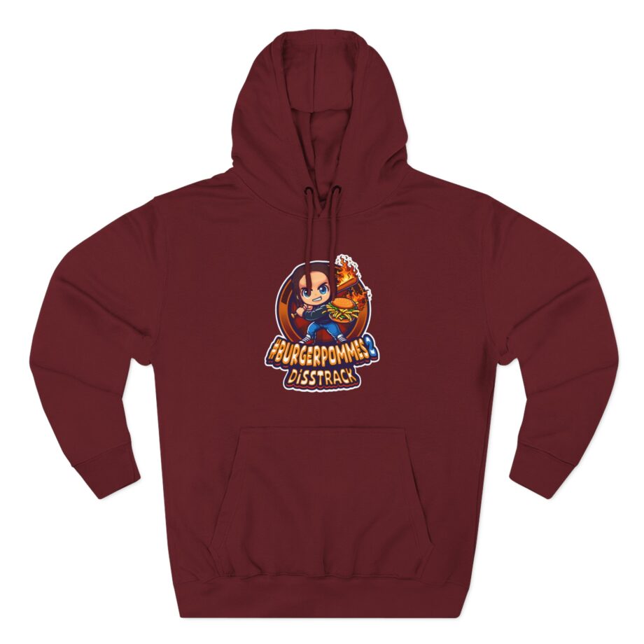 Burger Pommes Three-Panel Fleece Hoodie