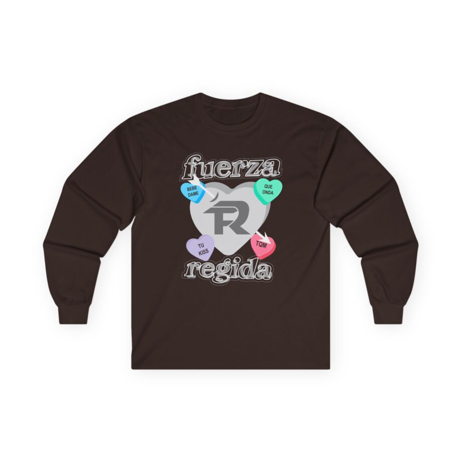 Fuerza Regida Candy Hearts Unisex Ultra Cotton Long Sleeve Tee