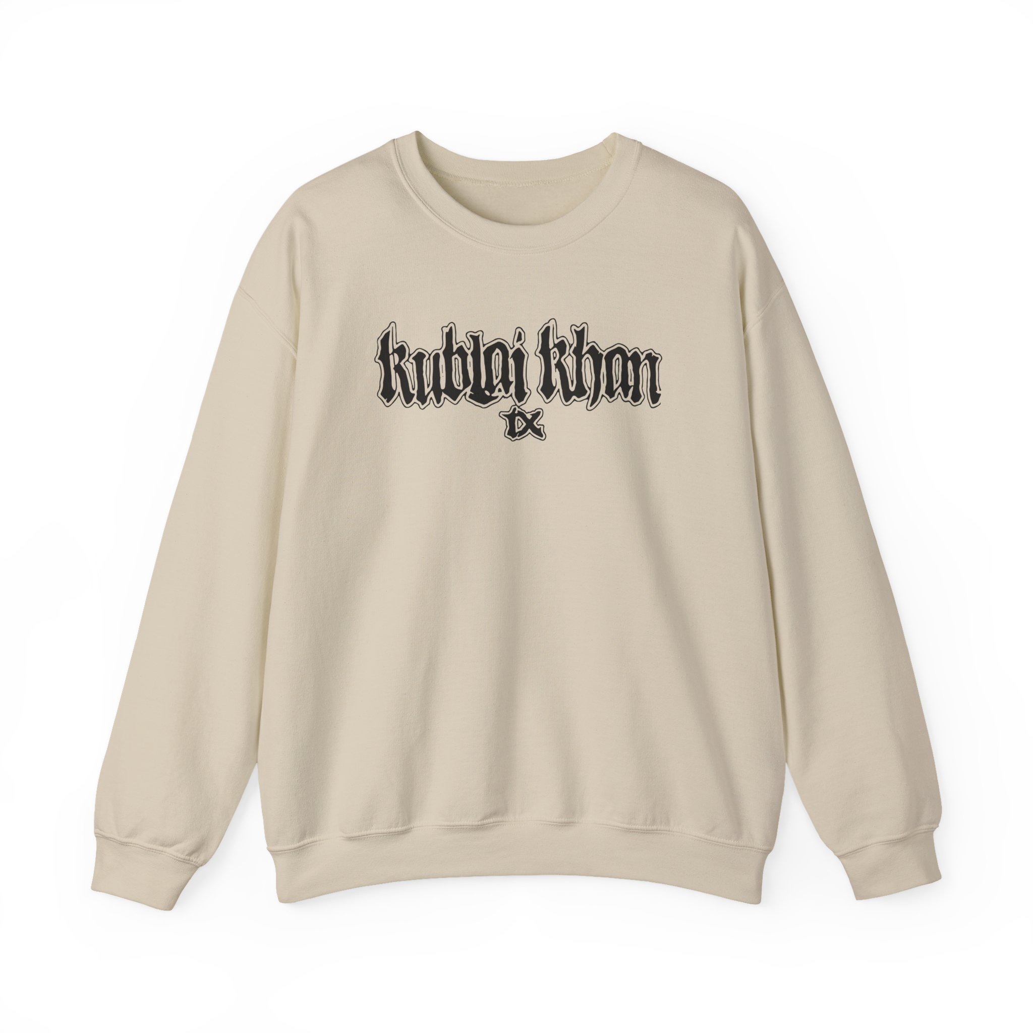 Kublai Khan - Never Enough Sportsgrey Unisex Heavy Blendâ„¢ Crewneck Sweatshirt
