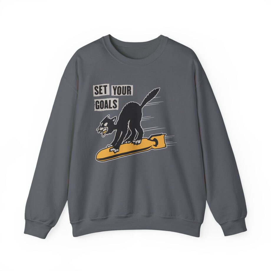 Set Your Goals Bomber Unisex Heavy Blend™ Crewneck Sweatshirt