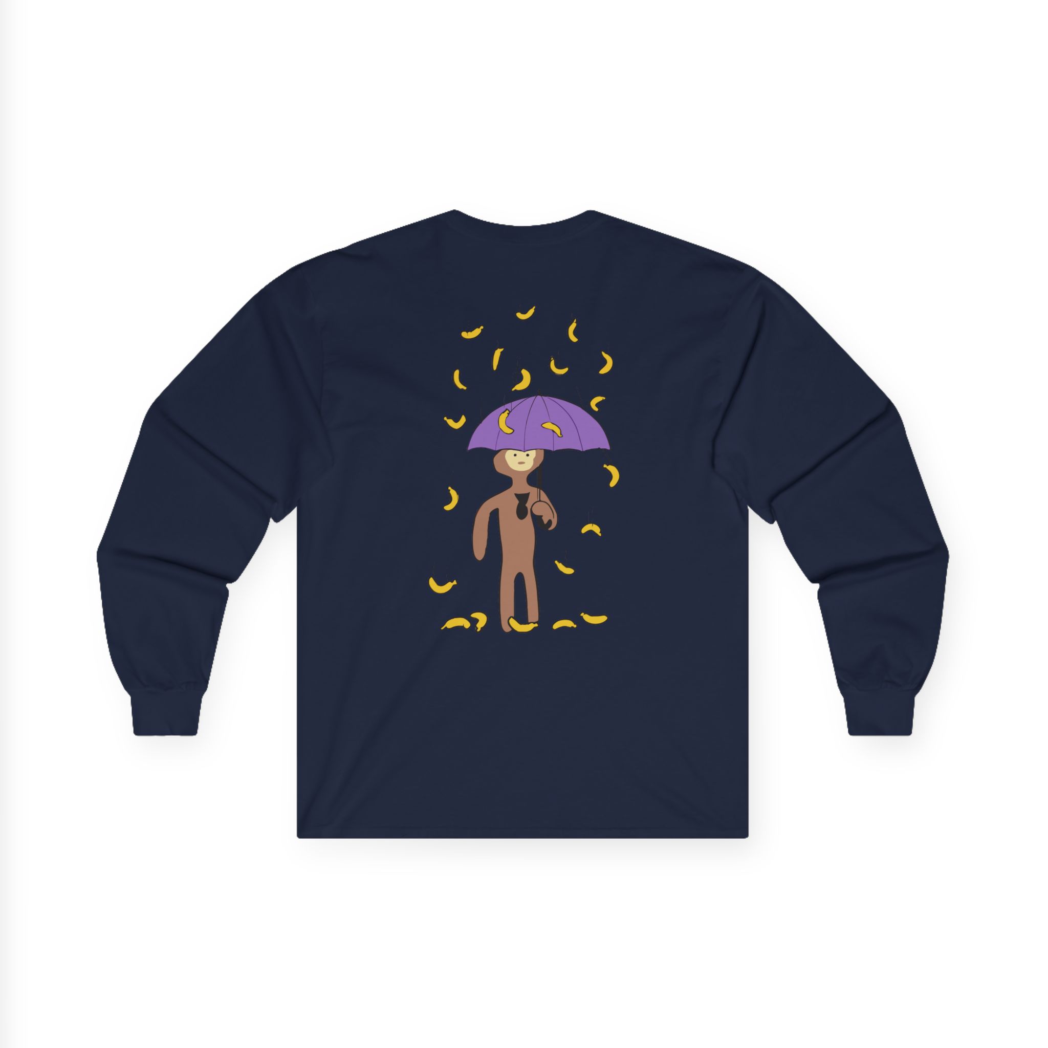 Spoonkid Raining Bananas Unisex Ultra Cotton Long Sleeve Tee