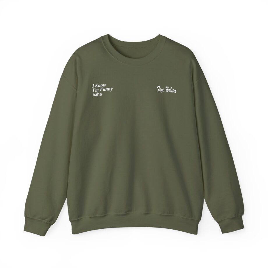 Faye Webster I Know I'm Funny Haha Unisex Heavy Blend™ Crewneck Sweatshirt