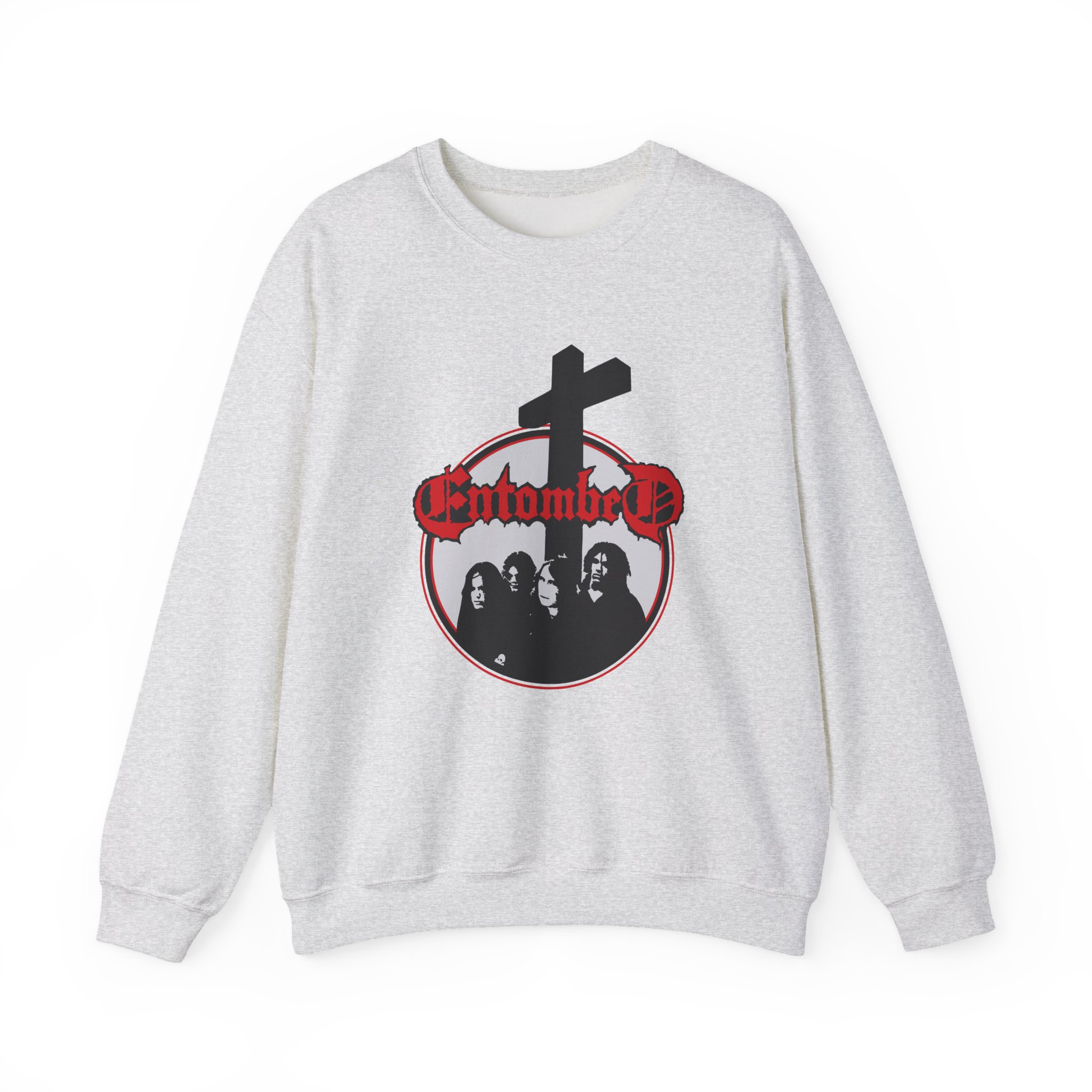 Entombed 3/4 Baseball Left Hand Unisex Heavy Blendâ„¢ Crewneck Sweatshirt