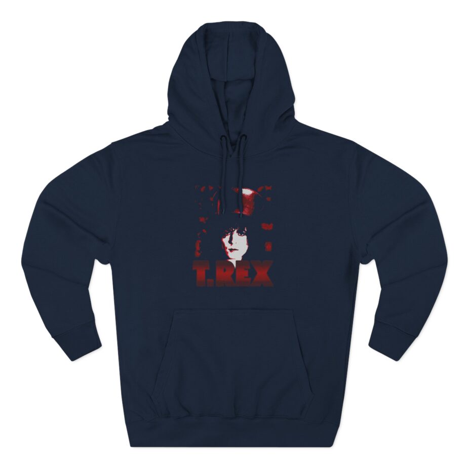 T Rex Marc Top Hat Three-Panel Fleece Hoodie
