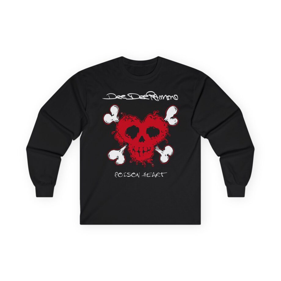 Ramones Distressed Poison Heart Unisex Ultra Cotton Long Sleeve Tee
