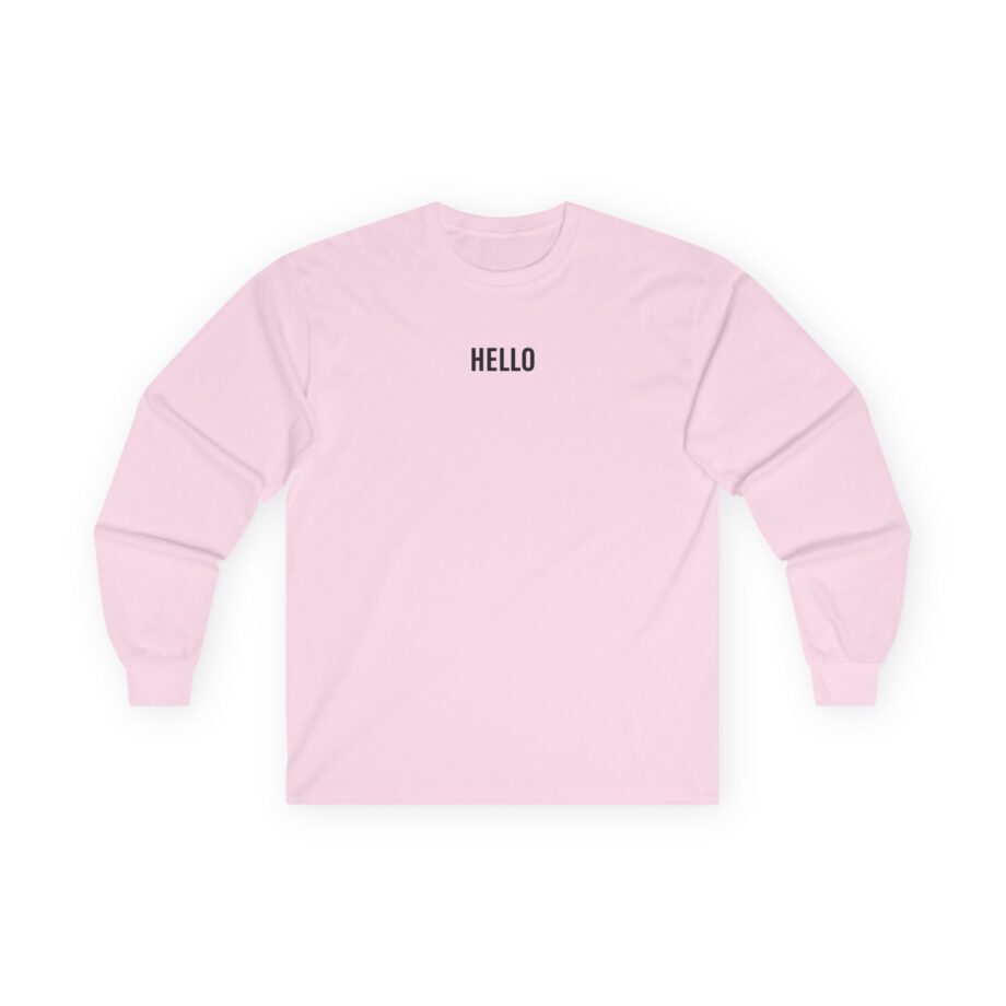 Adele Hallo Unisex Ultra Cotton Long Sleeve Tee