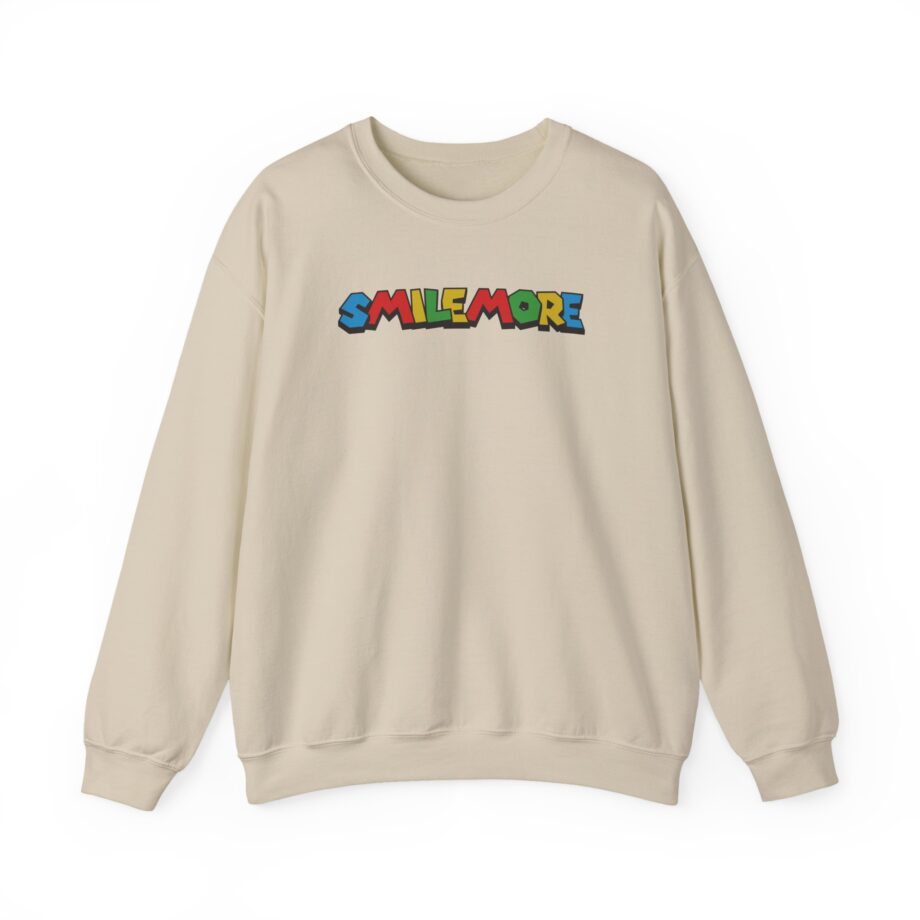 Roman Atwood Colorful Smile More Unisex Heavy Blend™ Crewneck Sweatshirt