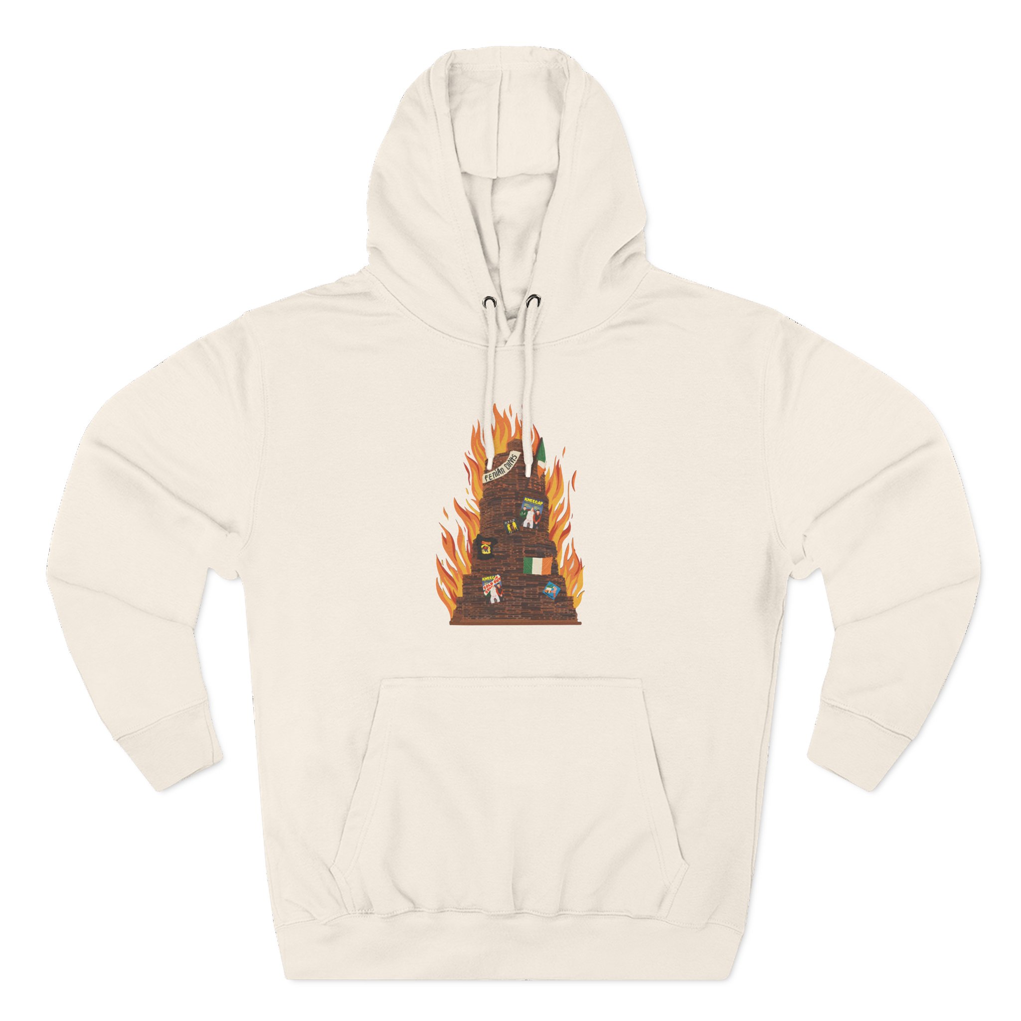Kneecap Three-Panel Fleece Hoodie
