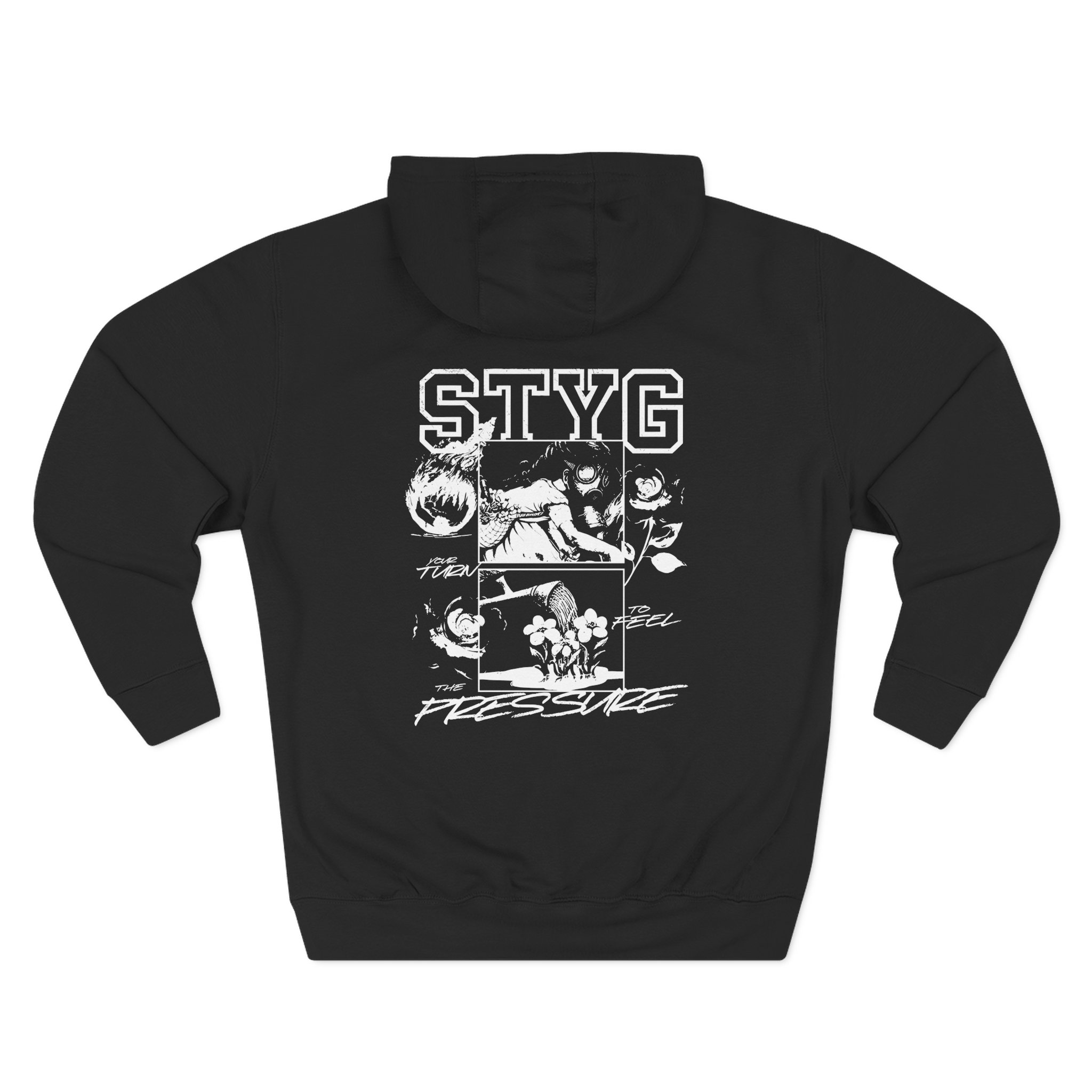Stick to Your Guns Feel the Pressure Three-Panel Fleece Hoodie