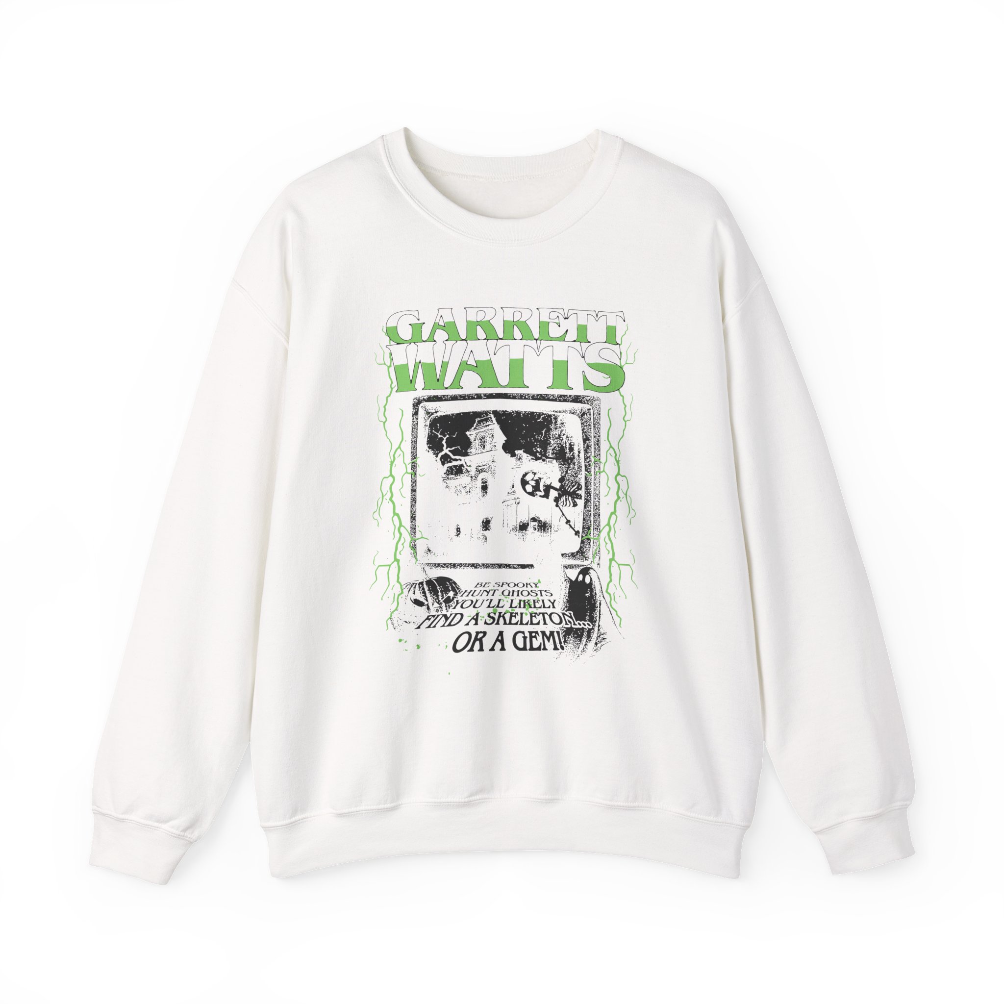 Garrett Watts the Haunted Glow Unisex Heavy Blendâ„¢ Crewneck Sweatshirt