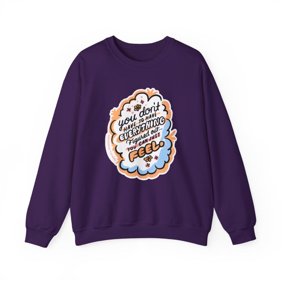 Heartstopper You Can Just Feel Unisex Heavy Blend™ Crewneck Sweatshirt