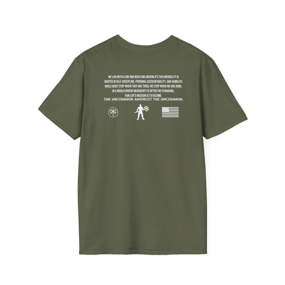 David Goggins Ethos Slogan Unisex Softstyle T-Shirt