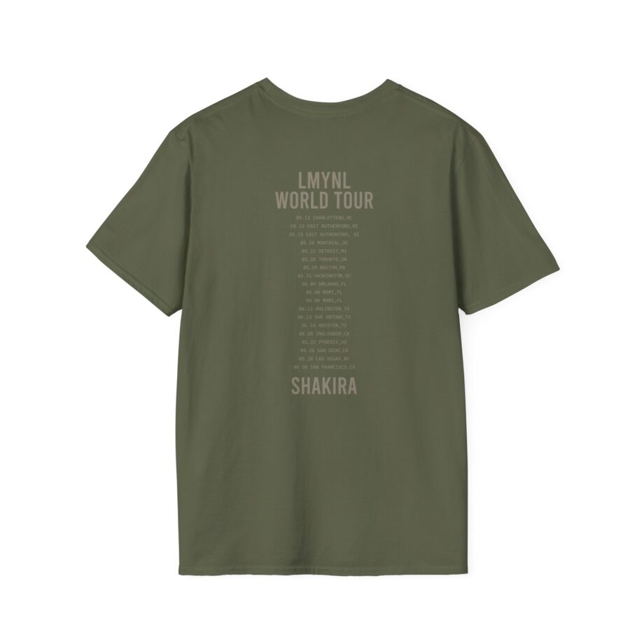 Shakira Dollar Bill Unisex Softstyle T-Shirt