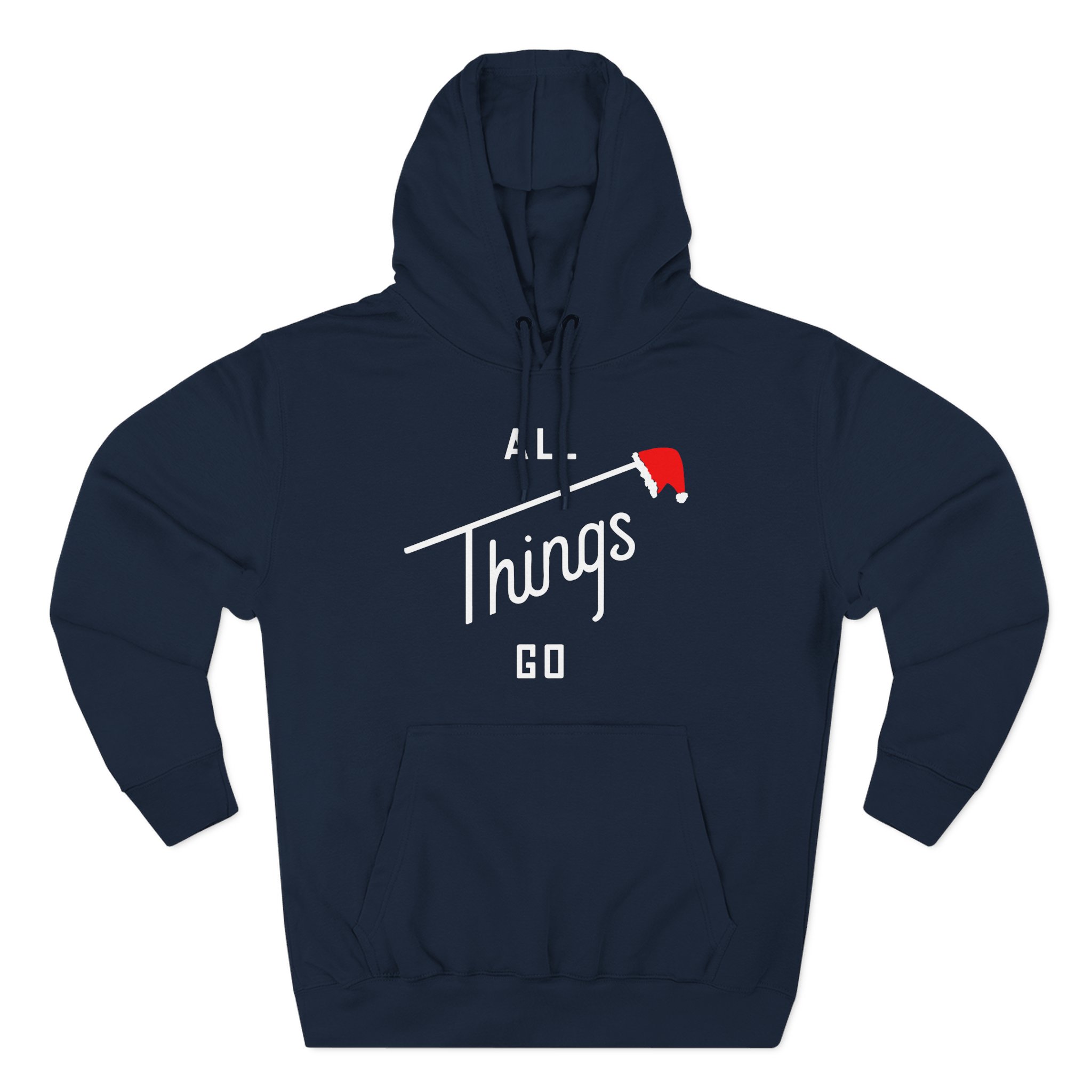 All Things Go Crismistmas Three-Panel Fleece Hoodie