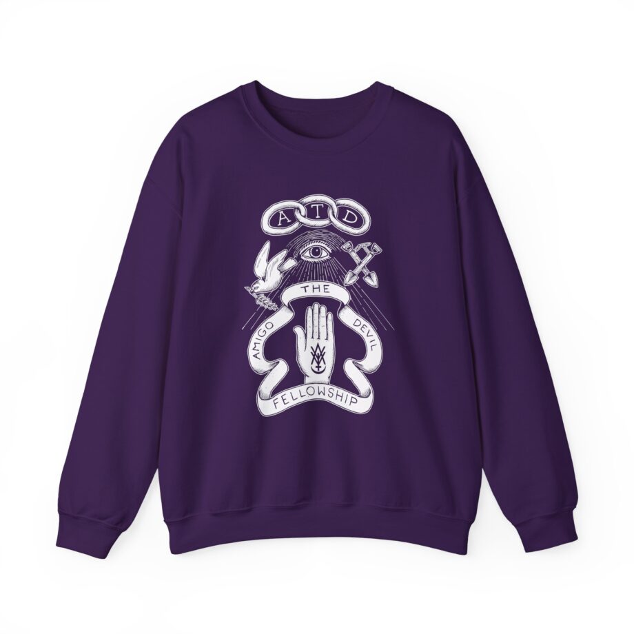 Amigo the Devil  Fellowship Unisex Heavy Blend™ Crewneck Sweatshirt