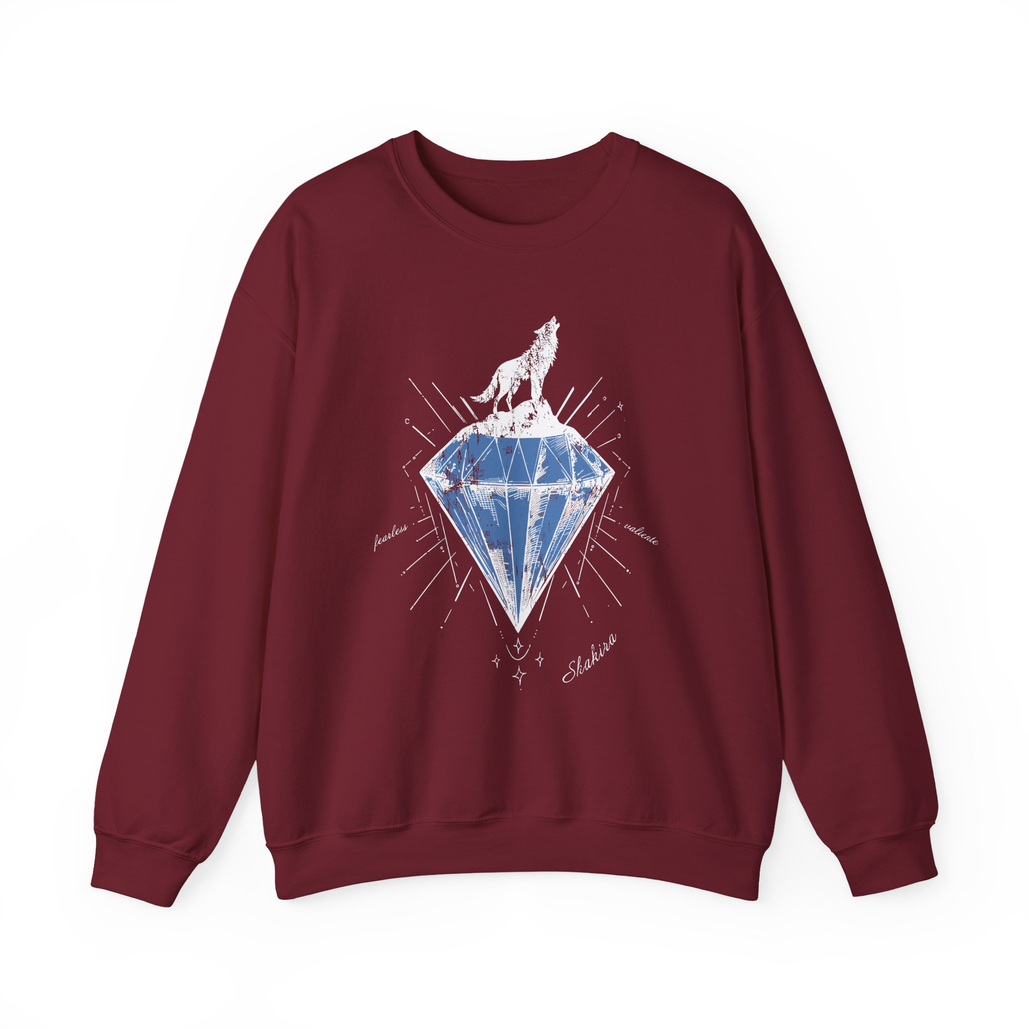Shakira Diamond Wolf Unisex Heavy Blendâ„¢ Crewneck Sweatshirt