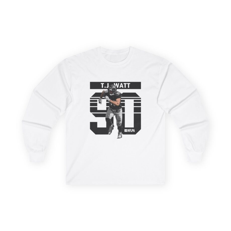 Tj Watt Grunge Unisex Ultra Cotton Long Sleeve Tee