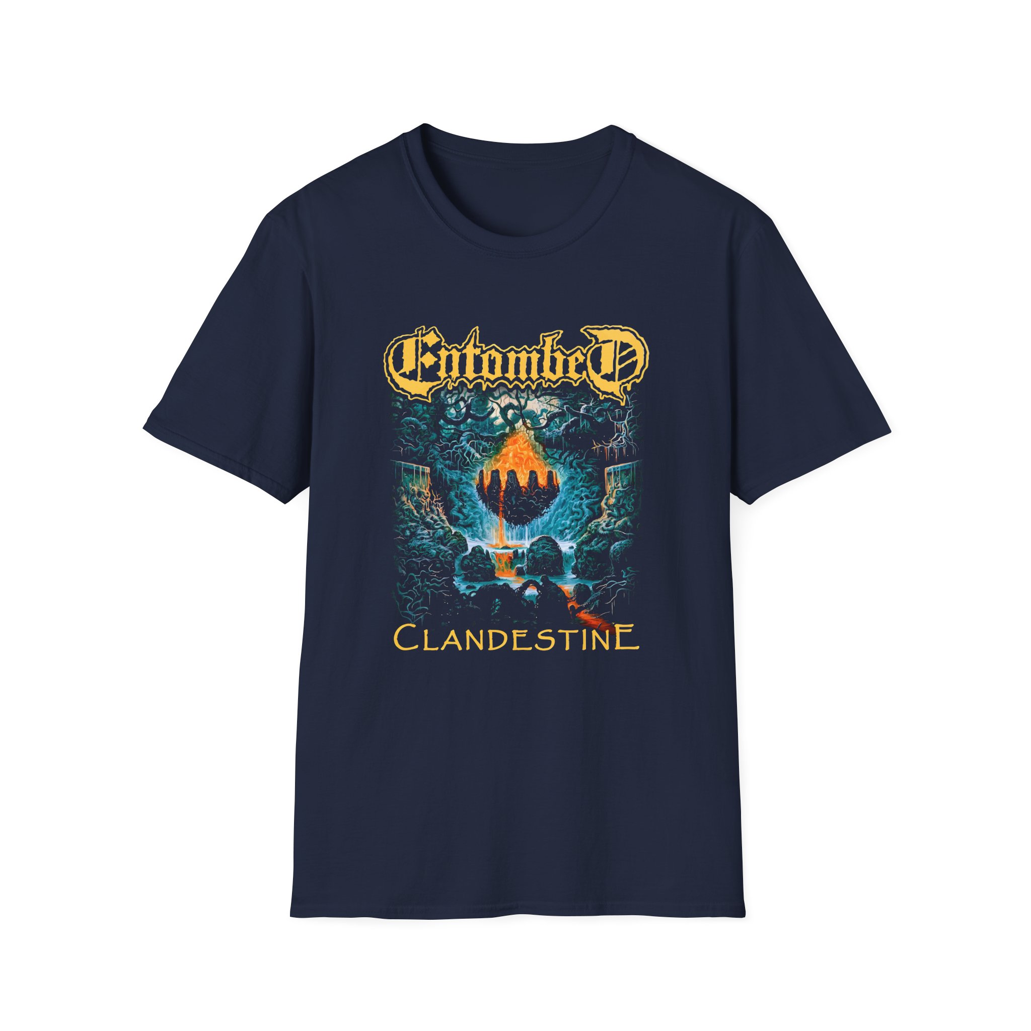 Entombed Clandestine Live Unisex Softstyle T-Shirt
