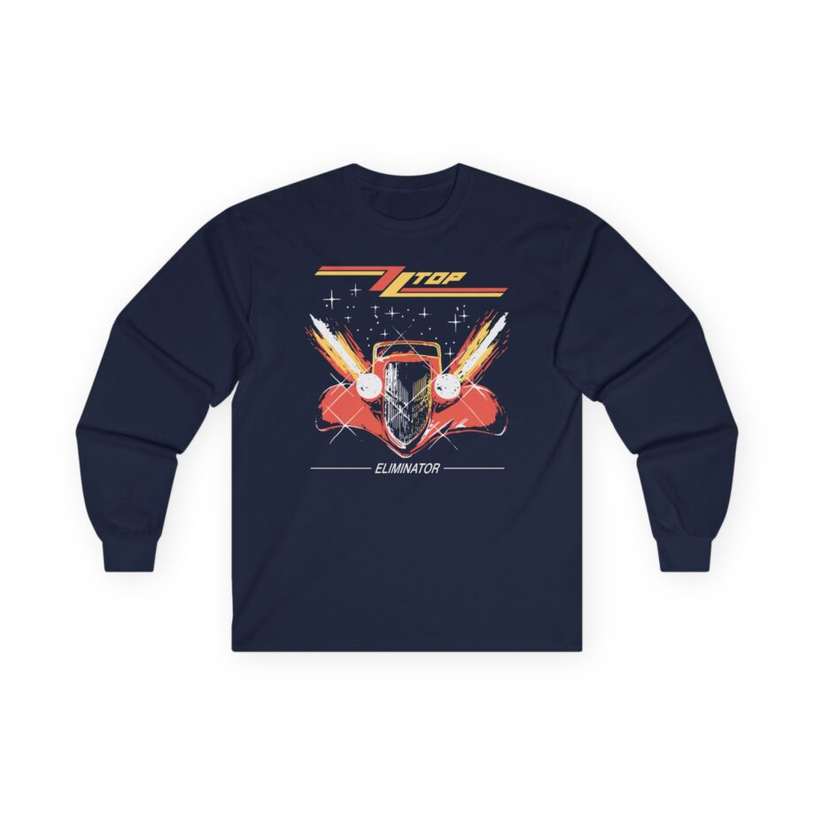 ZZ Top Eliminator Illustrated Unisex Ultra Cotton Long Sleeve Tee