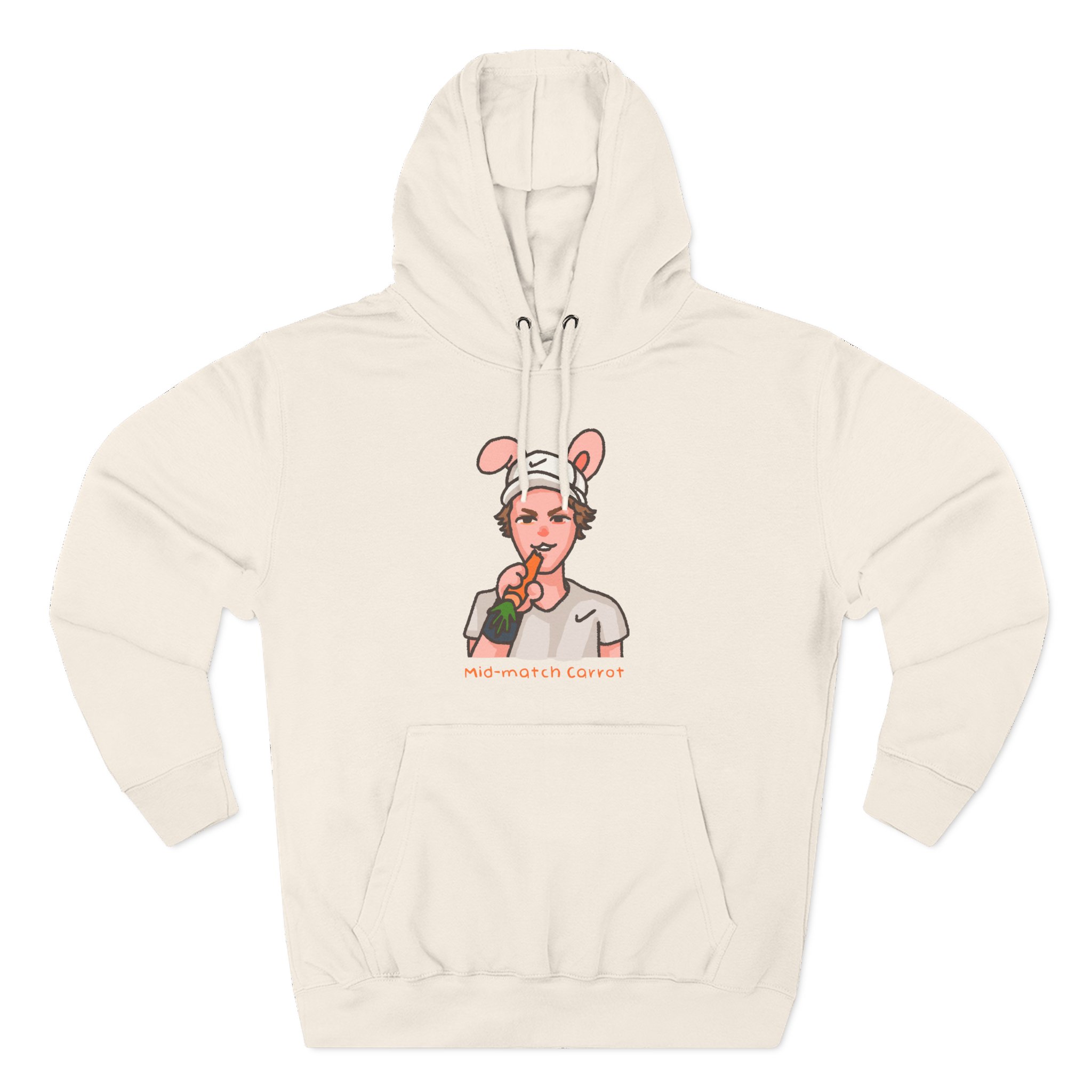 Jannik Sinner Three-Panel Fleece Hoodie