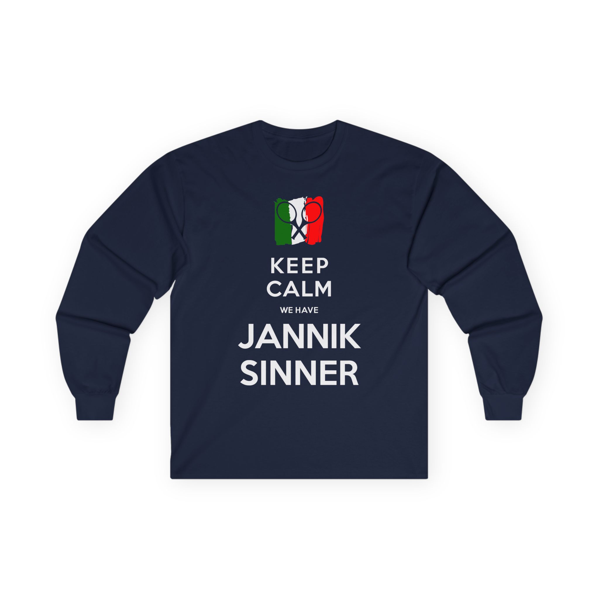 Jannik Sinner Keep Calm We Have Unisex Ultra Cotton Long Sleeve Tee