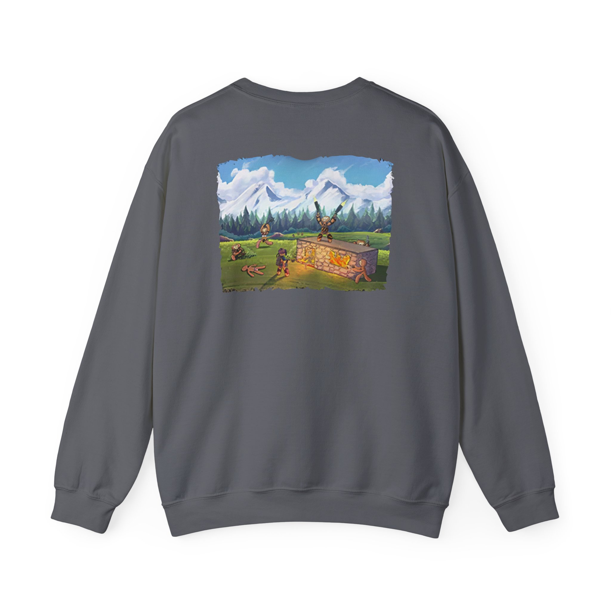 Spoonkid Battlefield Unisex Heavy Blendâ„¢ Crewneck Sweatshirt