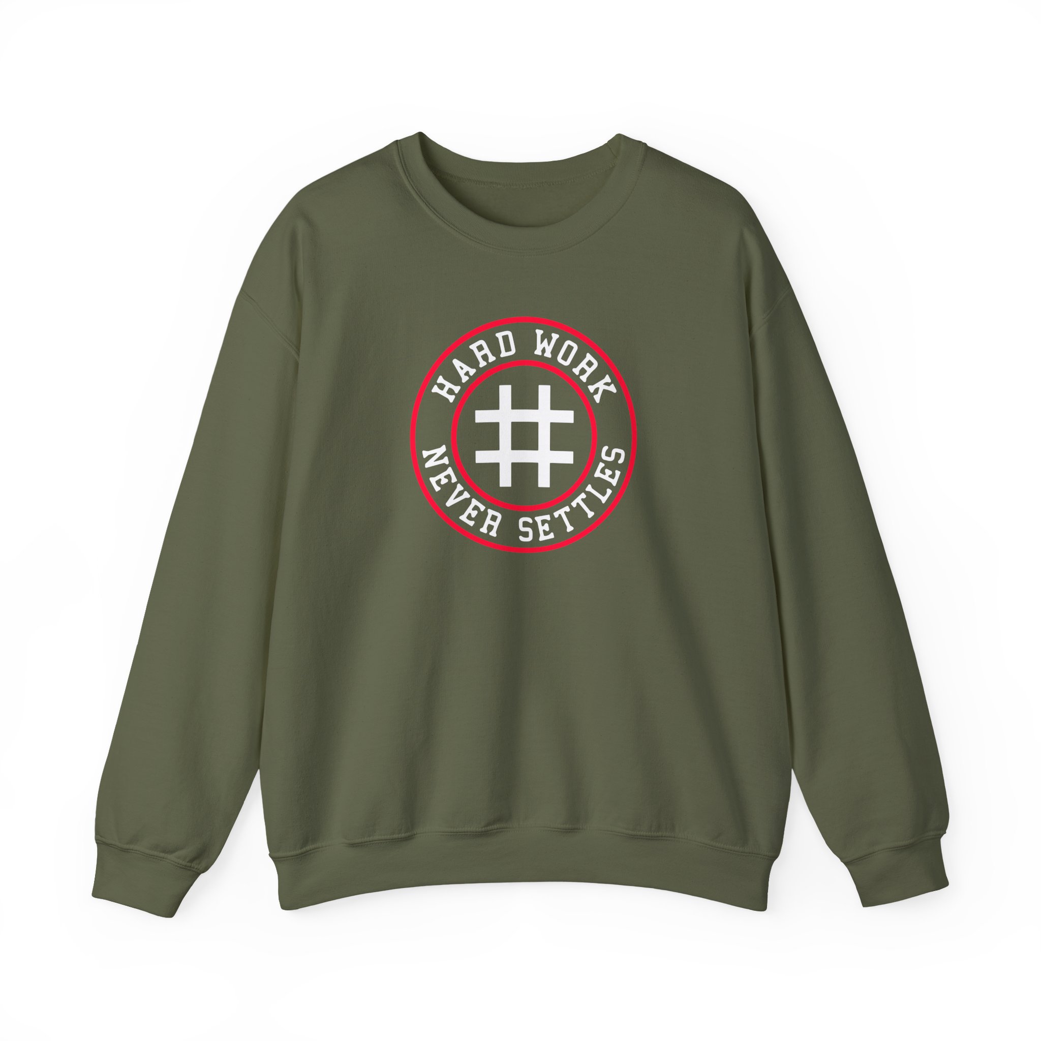 Trevor Bauer Hard Work Never Settles Unisex Heavy Blendâ„¢ Crewneck Sweatshirt