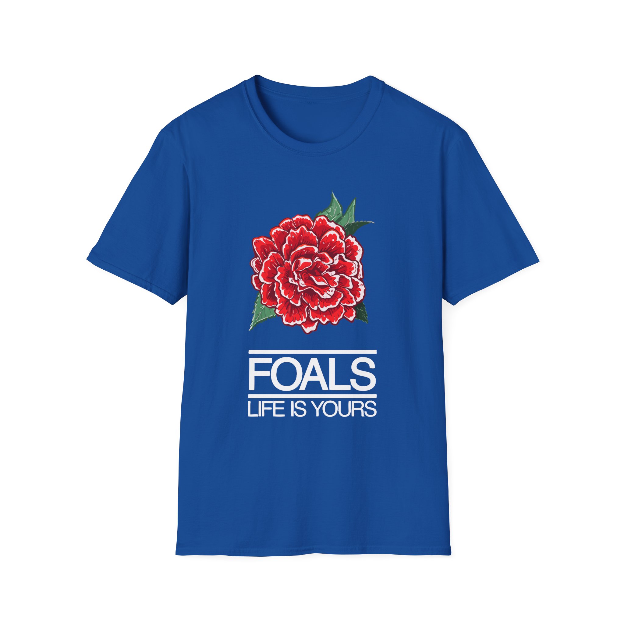 Foals Red Rose Unisex Softstyle T-Shirt