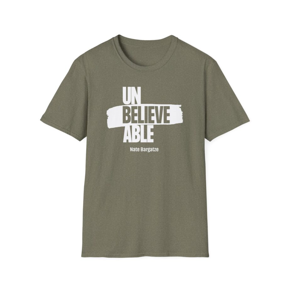 Nate Bargatze - Unbelievable Unisex Softstyle T-Shirt