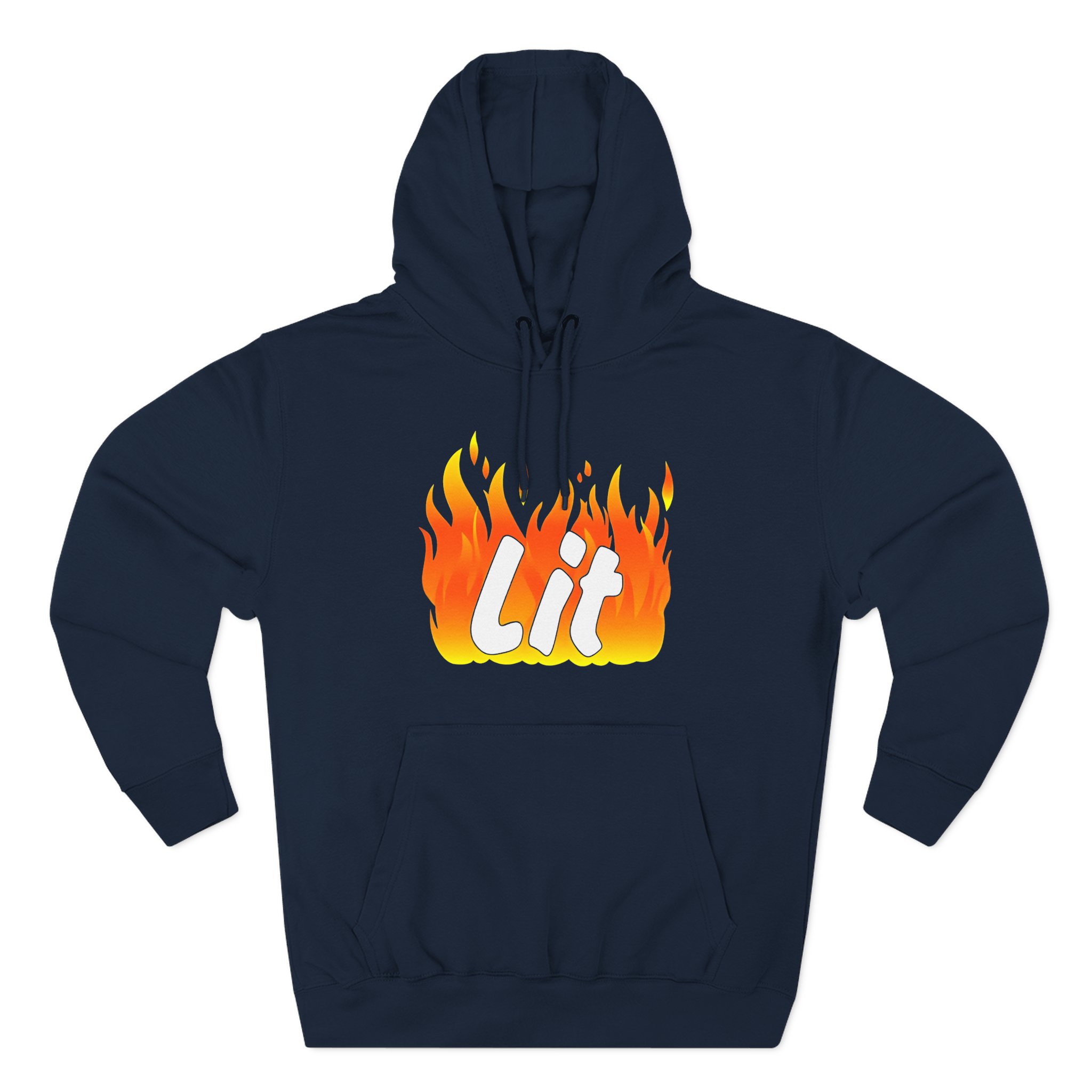 Dobre brothers Lit fire Three-Panel Fleece Hoodie