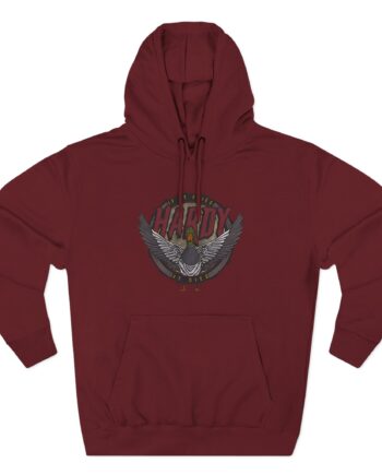 Hardy if It Flies Three-Panel Fleece Hoodie