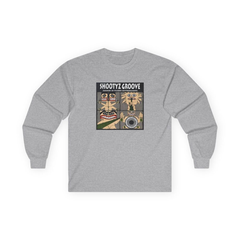 Shootyz Groove Jammin in Vicious Environments Album Cover Unisex Ultra Cotton Long Sleeve Tee