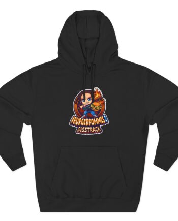 Burger Pommes Three-Panel Fleece Hoodie