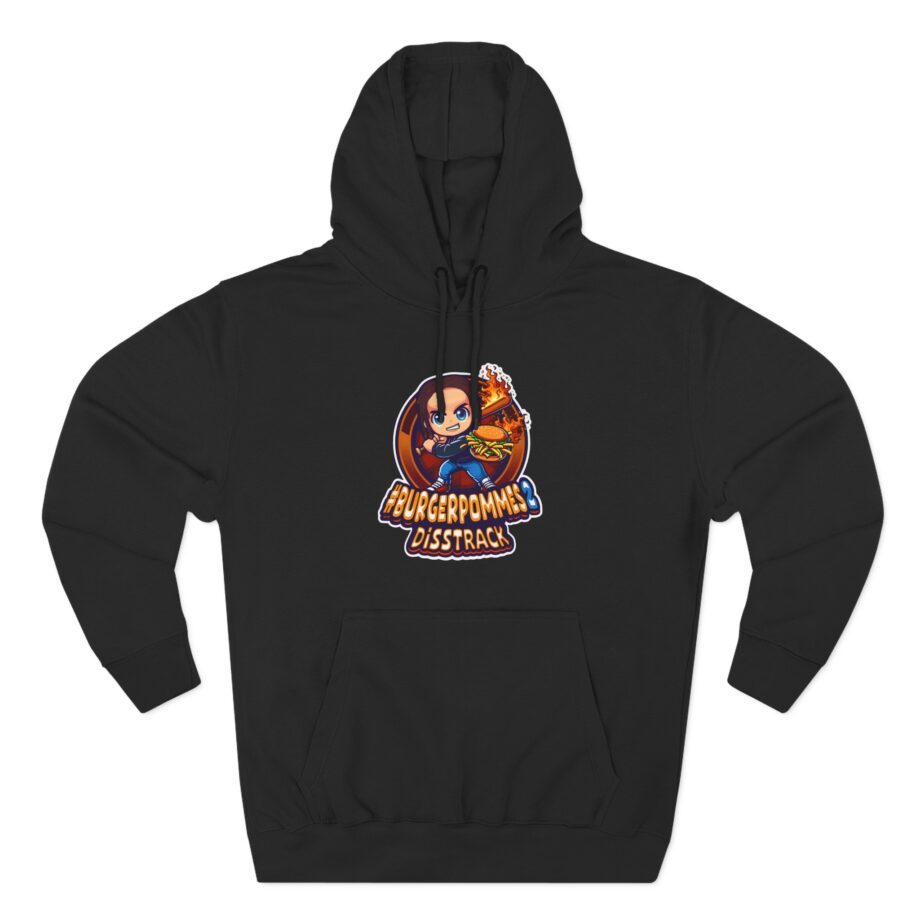 Burger Pommes Three-Panel Fleece Hoodie