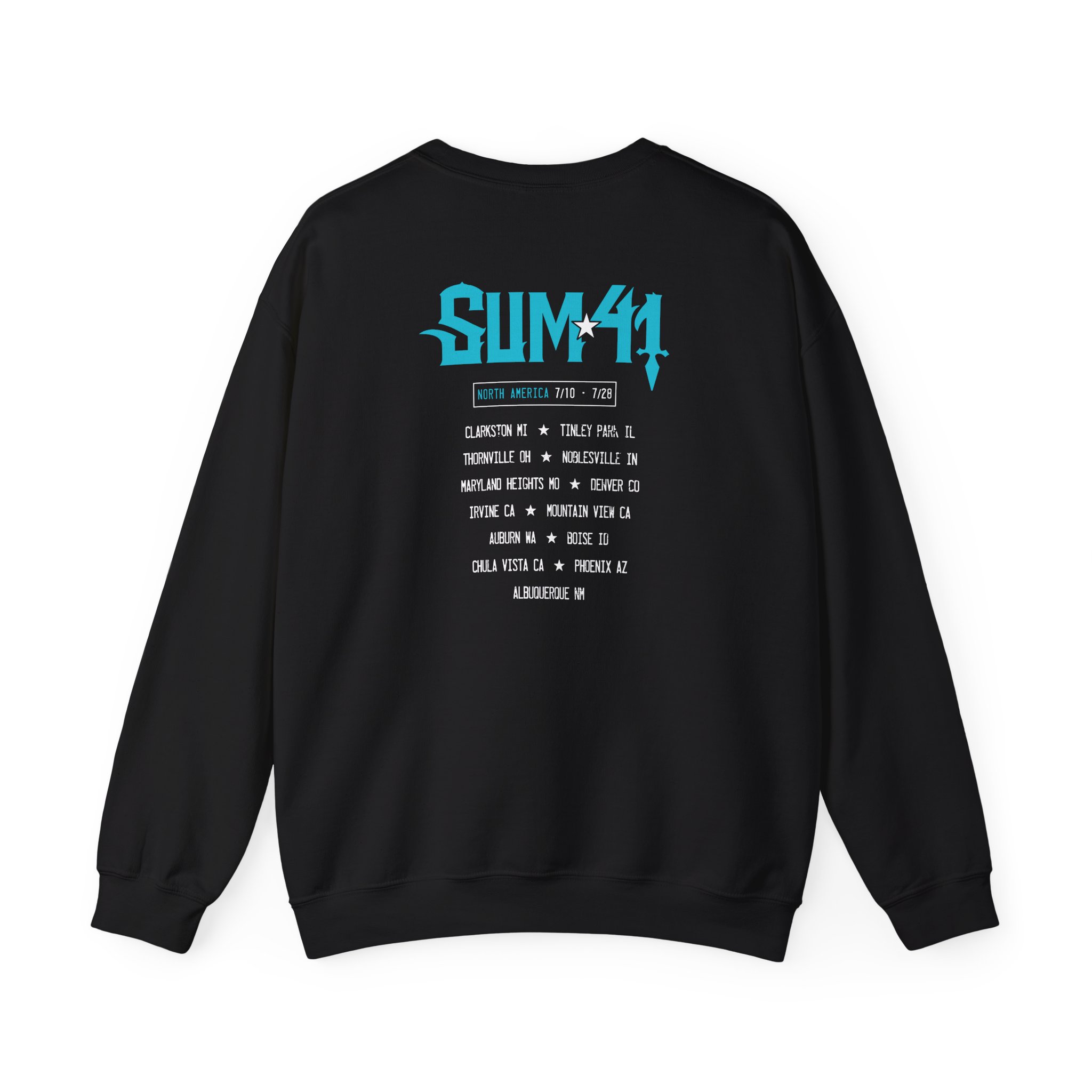 Sum 41 Blue Demon Itin Unisex Heavy Blendâ„¢ Crewneck Sweatshirt