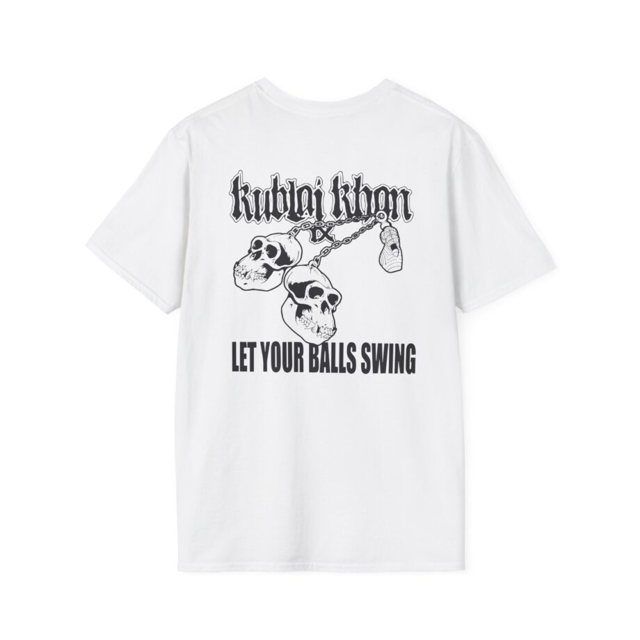 Kublai Khan - Let the Balls Swing Natural Unisex Softstyle T-Shirt