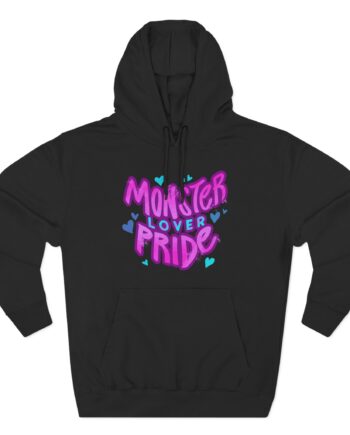Vivziepop Monster Lover Pride Three-Panel Fleece Hoodie