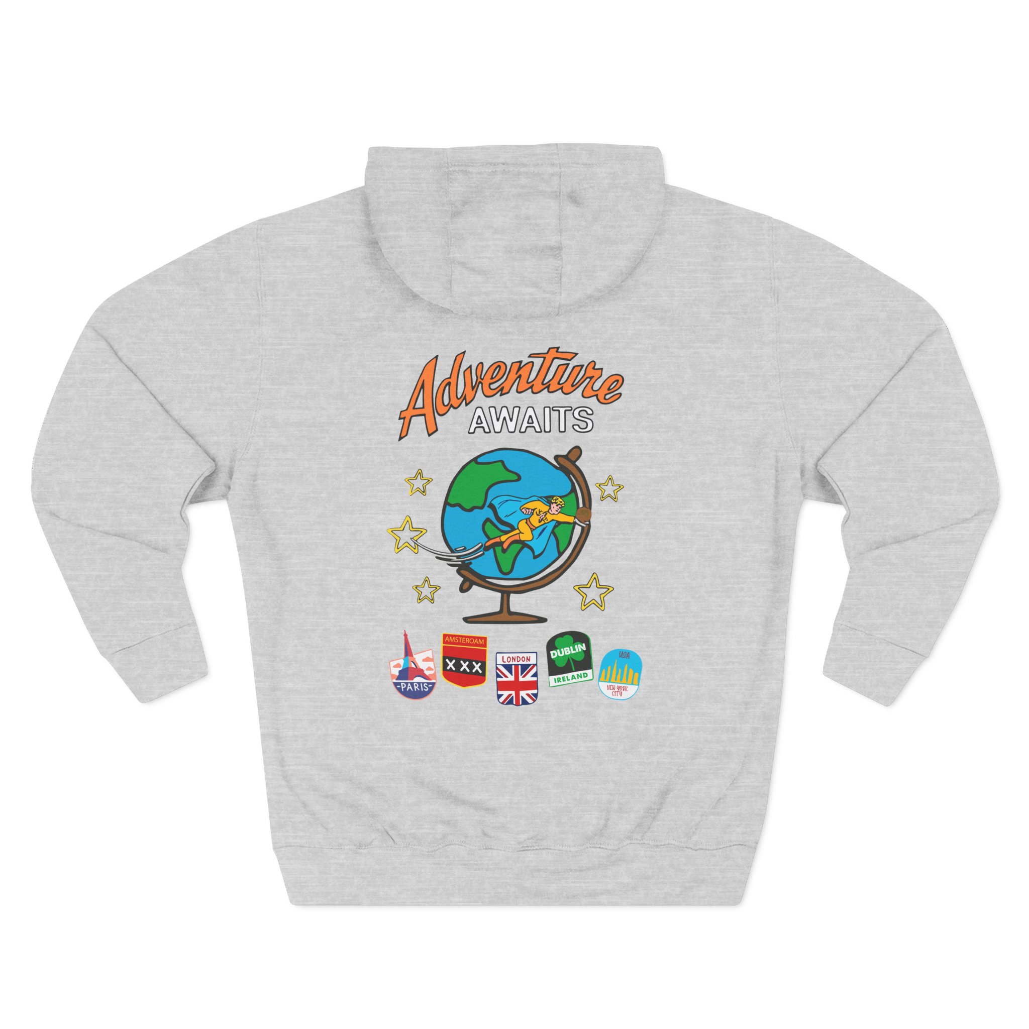 Ryan Trahan One Cent Adventure Awaits Travel Club Three-Panel Fleece Hoodie